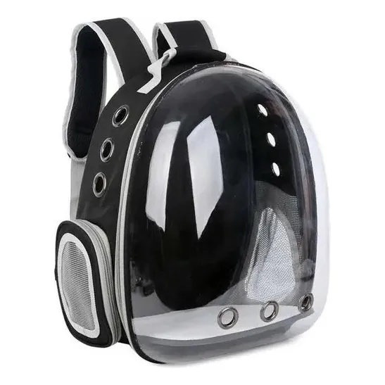 Mochila Bolsa Pet Visão Panorâmica Astronauta Cachorro Gato Foto 1