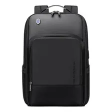 Mochila Bolsa Premium Executiva Impermeável Pasta Notebook Preto Nylon Balístico / Micro Couro Foto mini 1