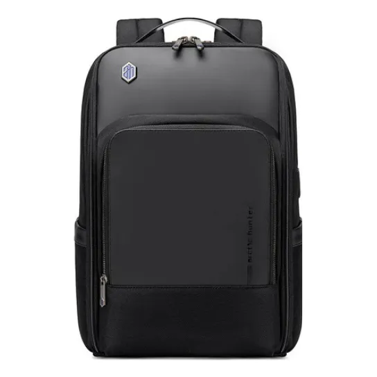 Mochila Bolsa Premium Executiva Impermeável Pasta Notebook Preto Nylon Balístico / Micro Couro Foto 1