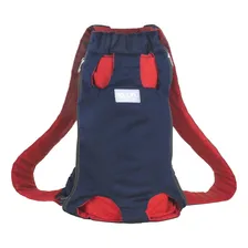 Mochila Canguru Transporte Passeio Para Cachorro Cor Marinho Tamanho G Foto  mini 1