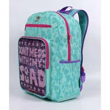 Mochila Capricho Lantejoula 11318 Green + Anel De Selfie Foto mini  3