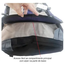 Mochila Cargueira Trekking 60l Compartimentos Separados Foto mini 3