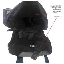 Mochila Cargueira Trekking 60l Compartimentos Separados Foto mini 4