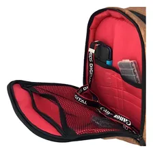 Mochila Case Bag Profissional Fotografica Camera Dslr Vmb Ii Foto mini  3