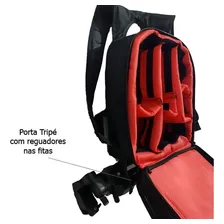 Mochila Case Bag Profissional Fotografica Camera Dslr Vmb Ii Foto mini 4