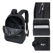 Mochila Cavalera Moda Feminina Luxo Fashion Preta Resistente Cor Preto Foto mini  2