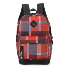 Mochila Costas Up4you Xadrez Vermelho Luxcel Ms46462up0400un Cor Preto Foto mini 1
