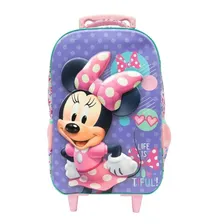 Mochila Da Minnie Alto Relevo Luxo Xeryus - Lilás Foto  mini 1