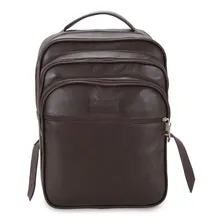 Mochila De Couro Legitimo Mochila Notebook 15.6 Foto mini 4