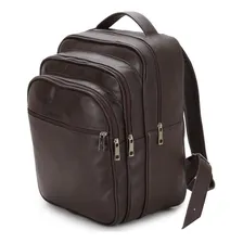 Mochila De Couro Legitimo Mochila Notebook 15.6 Foto mini  3