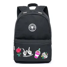 Mochila Escolar Cavalera Shine Preta Fashion Resistente 18 L Foto mini  2