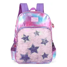 Mochila Escolar Costas Roxo Larissa Manoela Foto mini  2