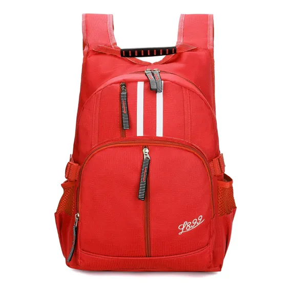Mochila Escolar Faculdade Academia Femenina Reforçada Cor Vermelha Foto 1