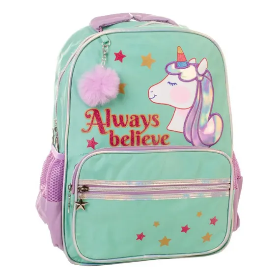 Mochila Escolar Unic贸rnio Infantil Mochila Menina Foto 1