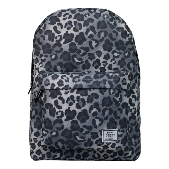 Mochila Estampa De Onça Yins Preto Foto 1