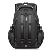Mochila Executiva Masculina Alça Reforçada Cabo Aço Cadeado Cor Preto Foto mini  2