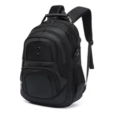 Mochila Executiva Masculina Notebook Preto Espaçosa Foto mini 2