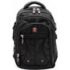 Mochila Executiva Para Notebook Em Poliéster Bh76 Baohua Cor Preto Foto mini 1
