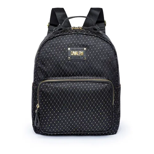 Mochila Feminina Cavalera Sioux Luxo Reforçada Moderna Cor Preto Foto 1