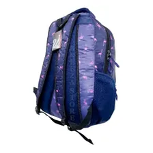 Mochila Feminina Flamingos Azul Infanto Juvenil Vozz 2020 Foto mini 2