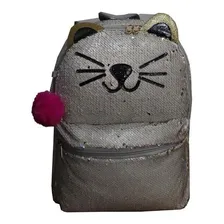 Mochila Feminina Paete Reversível Muda Cor Infantil Juvenil Foto mini 4