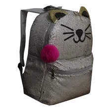 Mochila Feminina Paete Reversível Muda Cor Infantil Juvenil Foto mini 1