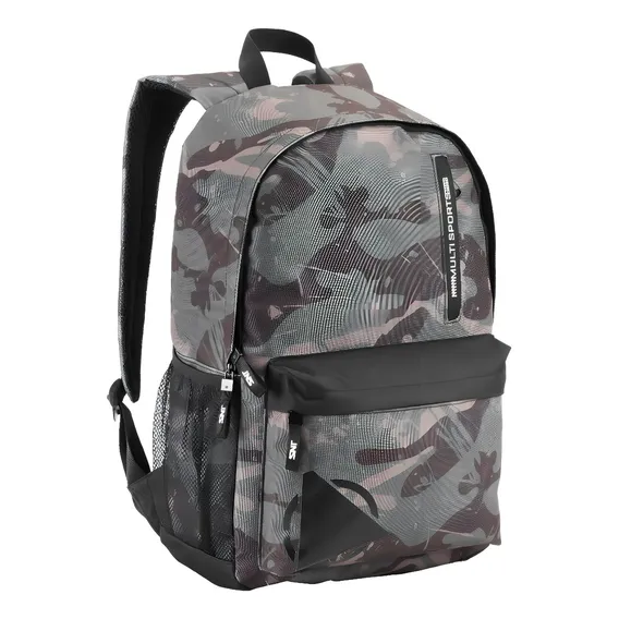 Mochila Fem/masc Unviersitaria Casual Dl0449 Resistente Cor Verde Foto 1