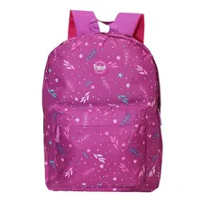 Mochila Florida Feminina Rabisk Costas Preta Cores Floral Foto mini  3