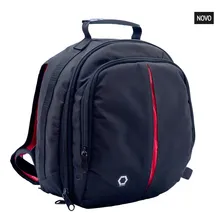 Mochila Fotográfica Pix Profissional Photopro Divisórias Cor Preto Foto mini  3