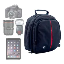 Mochila Fotográfica Pix Profissional Photopro Divisórias Cor Preto Foto mini  2