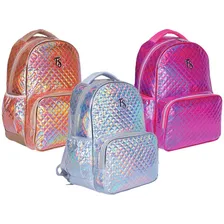 Mochila Furta Cor Vinil Matelasse Gds Foto  mini 1
