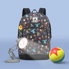 Mochila Grande Escolar Mundo Pixar resistente Luxcel Casual - Disney - MS46412PX Foto mini 2