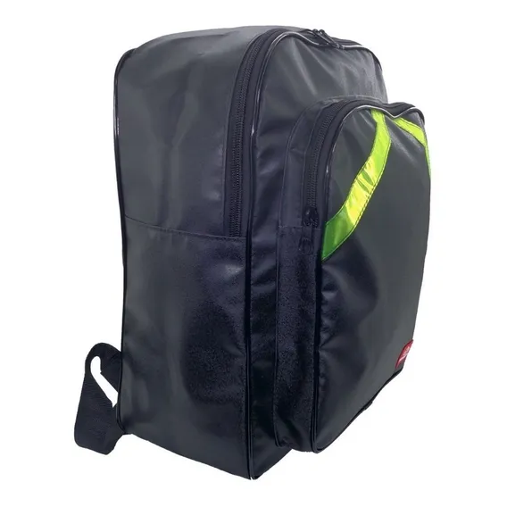 Mochila Grande Reforçada Motoboy Motoqueiro Lona Refletivo Foto 1