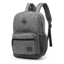 Mochila Hang Loose Trend Camurça Alças Reforçadas Cinza 18l Cor Marrom Desenho do tecido Sem desenho Foto mini  2