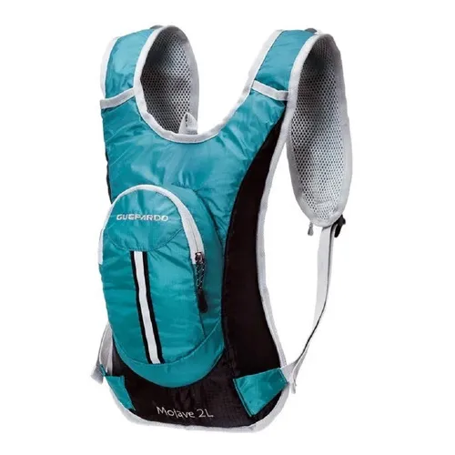 Mochila Hidratação Guepardo Mojave Com Reservatório 2 Litros Cor Azul Sistema Airflow Foto 1