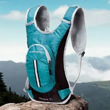 Mochila Hidratação Guepardo Mojave Com Reservatório 2 Litros Cor Azul Sistema Airflow Foto mini 3