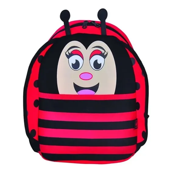 Mochila Infantil Abelhinha Costas P Bebe Creche Escolinha Foto 1