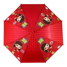 Mochila Infantil Feminina Gi Neto Aventureira Vermelha Foto mini 2