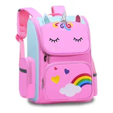 Mochila Infantil Feminina Unic贸rnio Rosa Foto mini 2