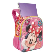 Mochila Infantil Minnie Mouse 19x Paetê Costas Tam M Sestini Foto mini 2