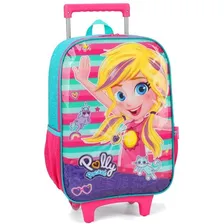Mochila Infantil Polly Pocket Rodinhas Tam G Lancheira Foto mini 2