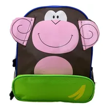 Mochila Infantil Zoo Macaco Foto mini 1