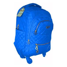 Mochila Infanto Juvenil 360° Roda E Costa Pink Cor Azul-celeste Foto mini 2