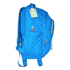Mochila Infanto Juvenil 360° Roda E Costa Pink Cor Azul-celeste Foto mini 3