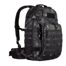 Mochila Invictus Militar Mission - Invictus Cor Camuflada Preta Foto  mini 1
