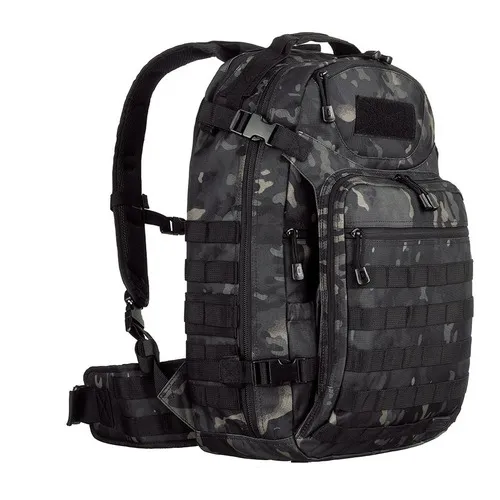 Mochila Invictus Militar Mission - Invictus Cor Camuflada Preta Foto 1