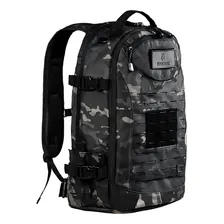 Mochila Invictus Rusher - Warskin Black Cor Preto Desenho do tecido Camuflado Foto mini 1