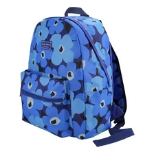 Mochila Jacki Design Papoula Feminina Abc17350-az Cor Azul Desenho do tecido Flor Foto mini 2