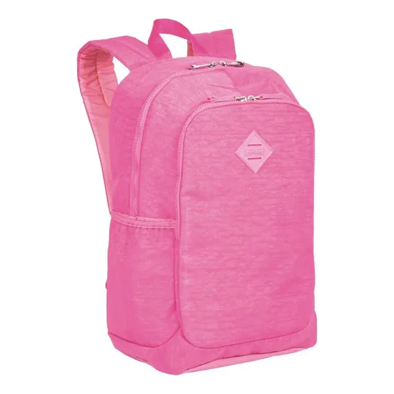 Mochila Jovem Sestini Magic Especial Antifurto Azul 2018 Cor Rosa-chiclete Desenho do tecido Liso Foto 1