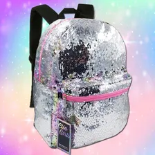 Mochila Juvenil Paetê Reversível Muda De Cor Clio Style Foto mini 4